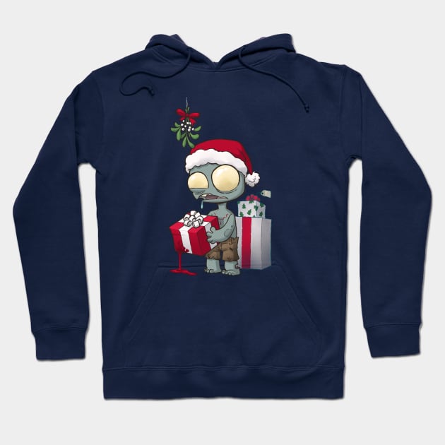 Christmas Zombie Hoodie by Dooomcat